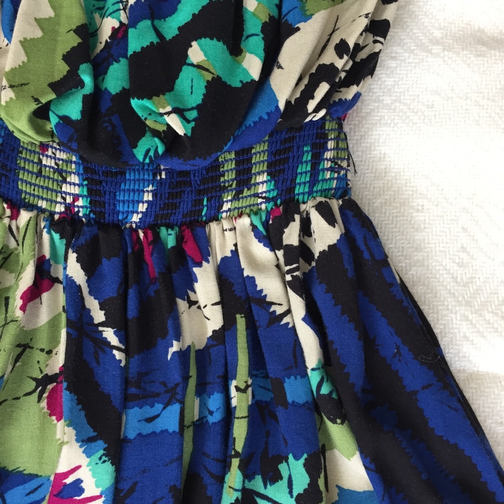 Aztec Ruffle Tunic Top - Picture 7 of 8